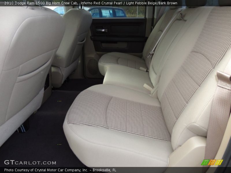 Inferno Red Crystal Pearl / Light Pebble Beige/Bark Brown 2010 Dodge Ram 1500 Big Horn Crew Cab