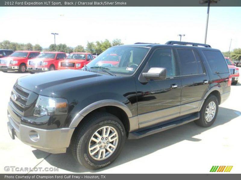 Black / Charcoal Black/Silver Smoke 2012 Ford Expedition XLT Sport