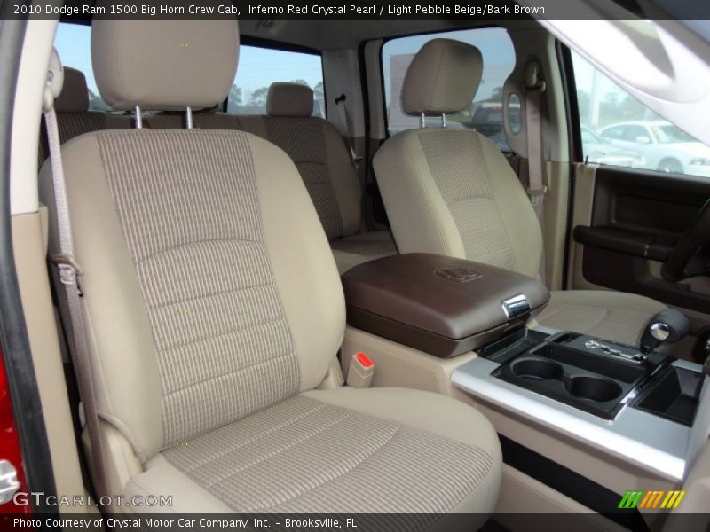 Inferno Red Crystal Pearl / Light Pebble Beige/Bark Brown 2010 Dodge Ram 1500 Big Horn Crew Cab