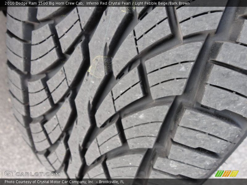 Inferno Red Crystal Pearl / Light Pebble Beige/Bark Brown 2010 Dodge Ram 1500 Big Horn Crew Cab