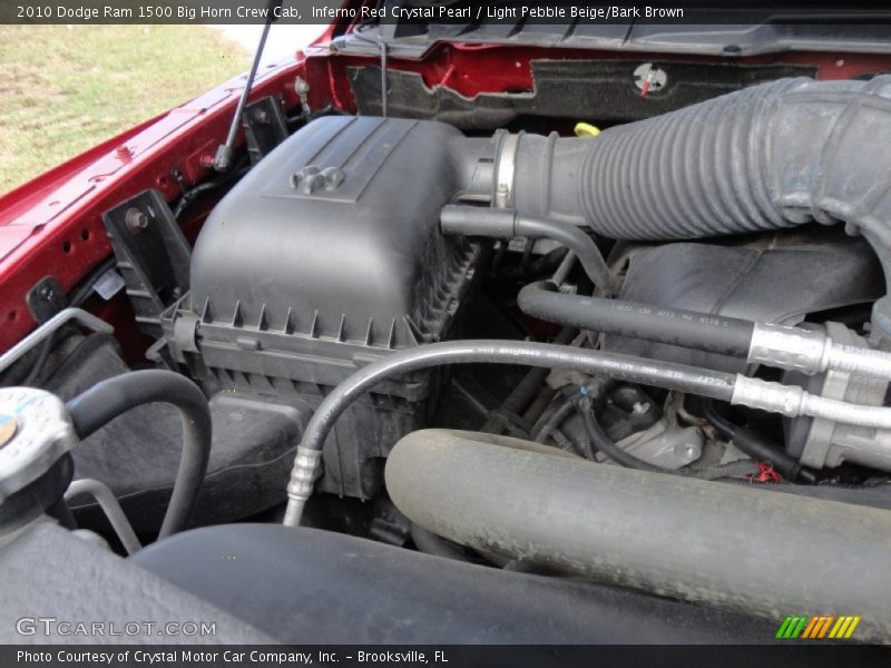 Inferno Red Crystal Pearl / Light Pebble Beige/Bark Brown 2010 Dodge Ram 1500 Big Horn Crew Cab