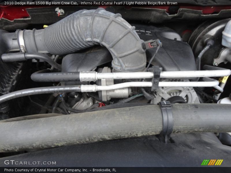 Inferno Red Crystal Pearl / Light Pebble Beige/Bark Brown 2010 Dodge Ram 1500 Big Horn Crew Cab