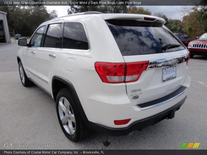 Stone White / Dark Frost Beige/Light Frost Beige 2011 Jeep Grand Cherokee Overland 4x4