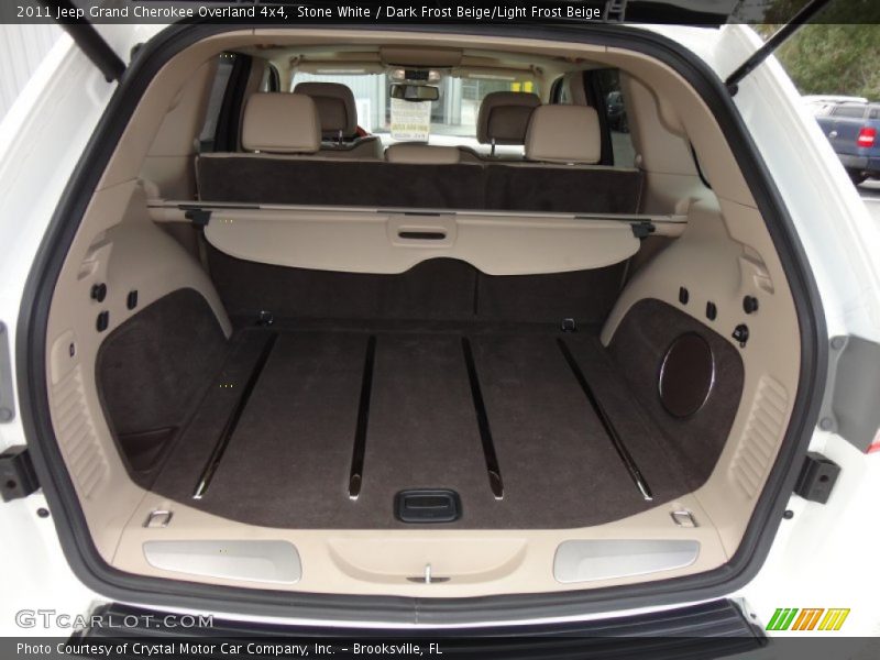 Stone White / Dark Frost Beige/Light Frost Beige 2011 Jeep Grand Cherokee Overland 4x4