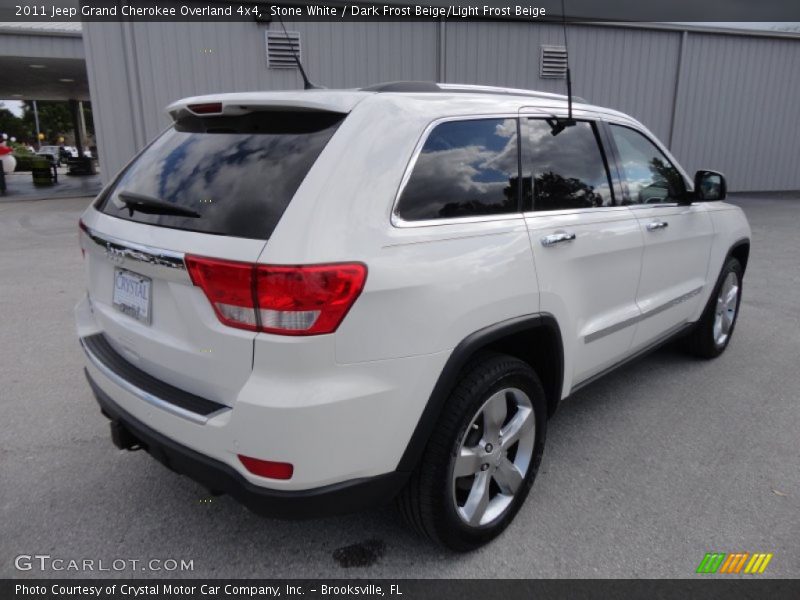 Stone White / Dark Frost Beige/Light Frost Beige 2011 Jeep Grand Cherokee Overland 4x4