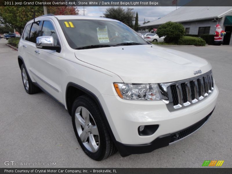 Stone White / Dark Frost Beige/Light Frost Beige 2011 Jeep Grand Cherokee Overland 4x4