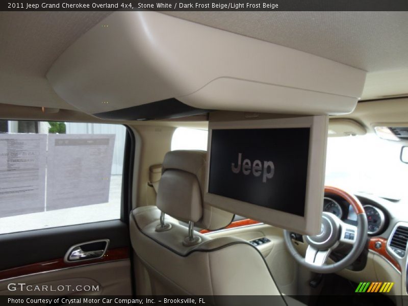 Stone White / Dark Frost Beige/Light Frost Beige 2011 Jeep Grand Cherokee Overland 4x4