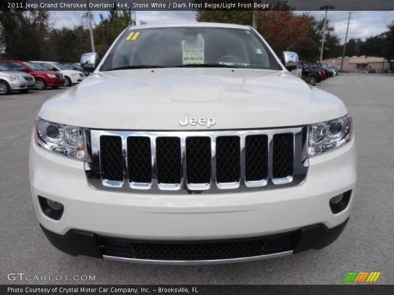 Stone White / Dark Frost Beige/Light Frost Beige 2011 Jeep Grand Cherokee Overland 4x4