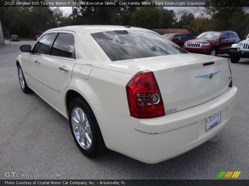 Cool Vanilla White / Dark Khaki/Light Graystone 2010 Chrysler 300 Touring Walter P. Chryler Executive Series