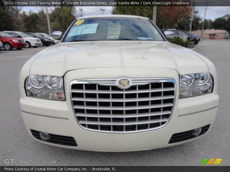 Cool Vanilla White / Dark Khaki/Light Graystone 2010 Chrysler 300 Touring Walter P. Chryler Executive Series