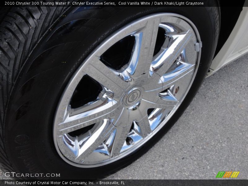 Cool Vanilla White / Dark Khaki/Light Graystone 2010 Chrysler 300 Touring Walter P. Chryler Executive Series