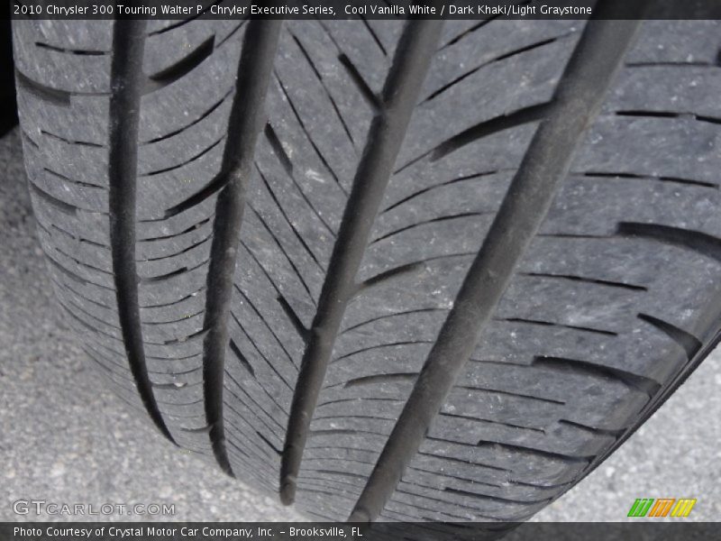 Cool Vanilla White / Dark Khaki/Light Graystone 2010 Chrysler 300 Touring Walter P. Chryler Executive Series