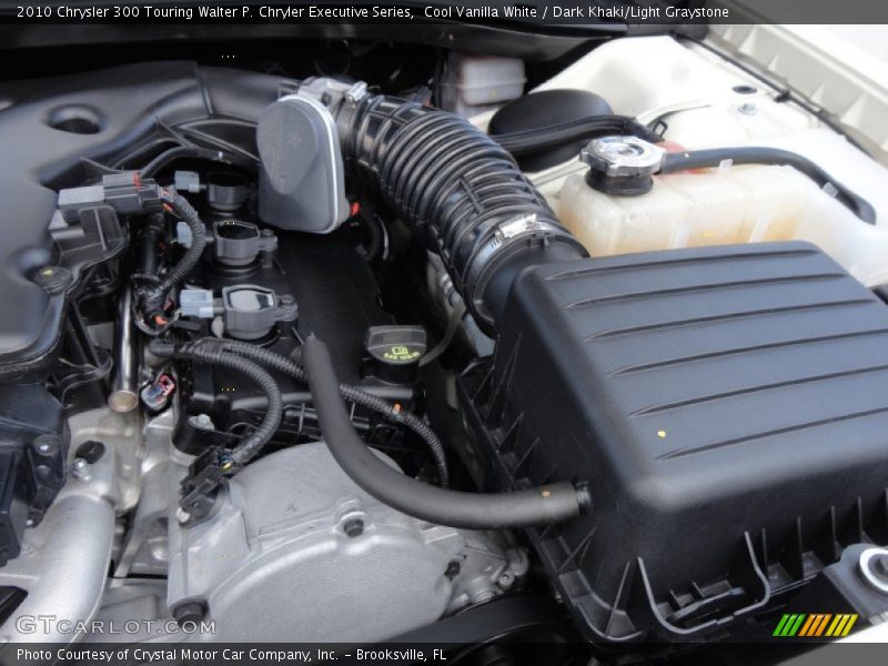 Cool Vanilla White / Dark Khaki/Light Graystone 2010 Chrysler 300 Touring Walter P. Chryler Executive Series