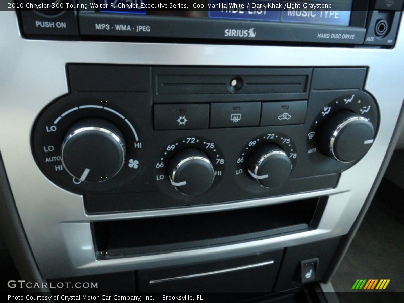 Cool Vanilla White / Dark Khaki/Light Graystone 2010 Chrysler 300 Touring Walter P. Chryler Executive Series