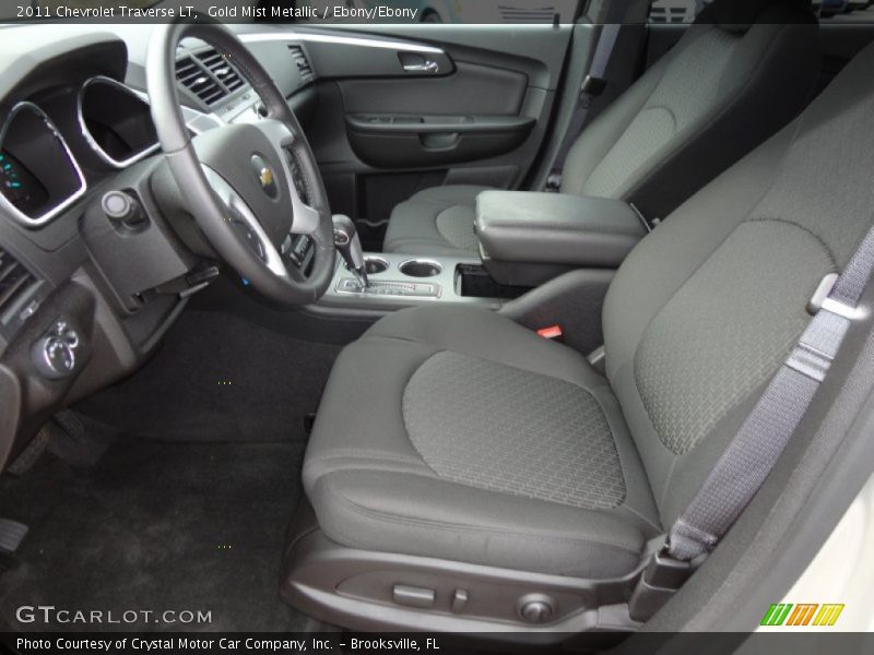 Gold Mist Metallic / Ebony/Ebony 2011 Chevrolet Traverse LT