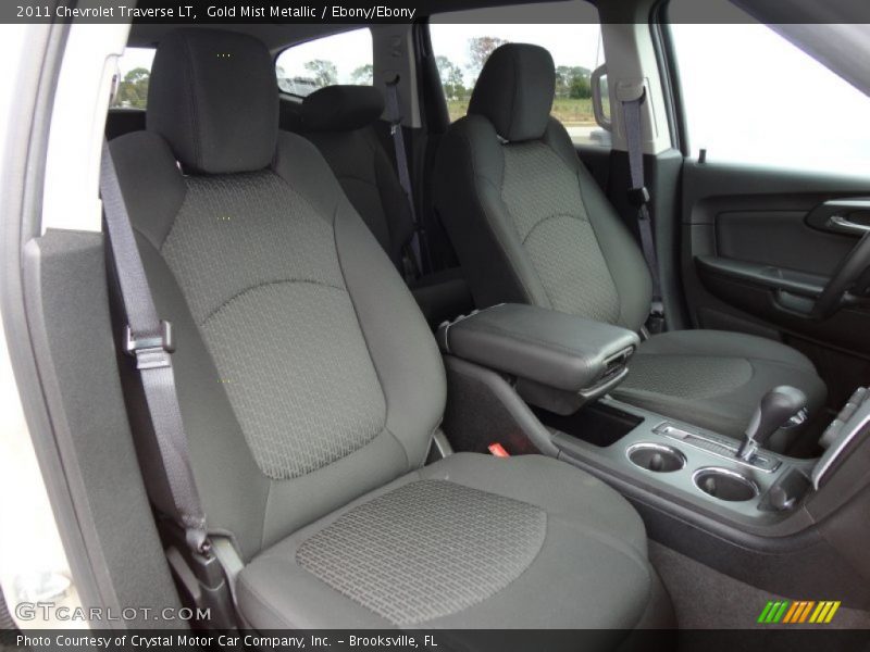 Gold Mist Metallic / Ebony/Ebony 2011 Chevrolet Traverse LT