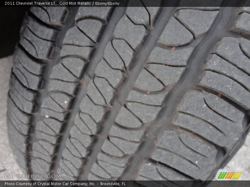 Gold Mist Metallic / Ebony/Ebony 2011 Chevrolet Traverse LT