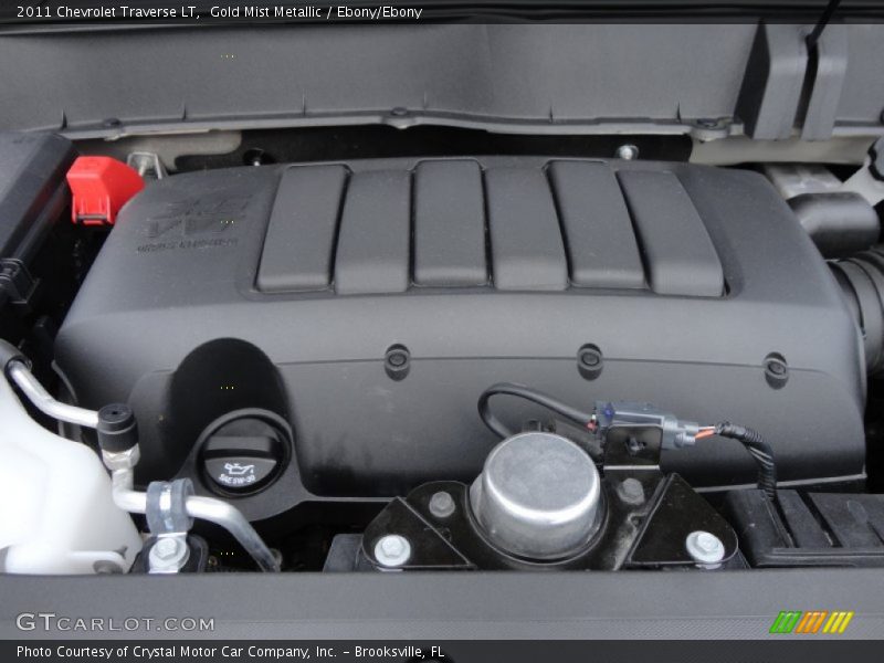 Gold Mist Metallic / Ebony/Ebony 2011 Chevrolet Traverse LT