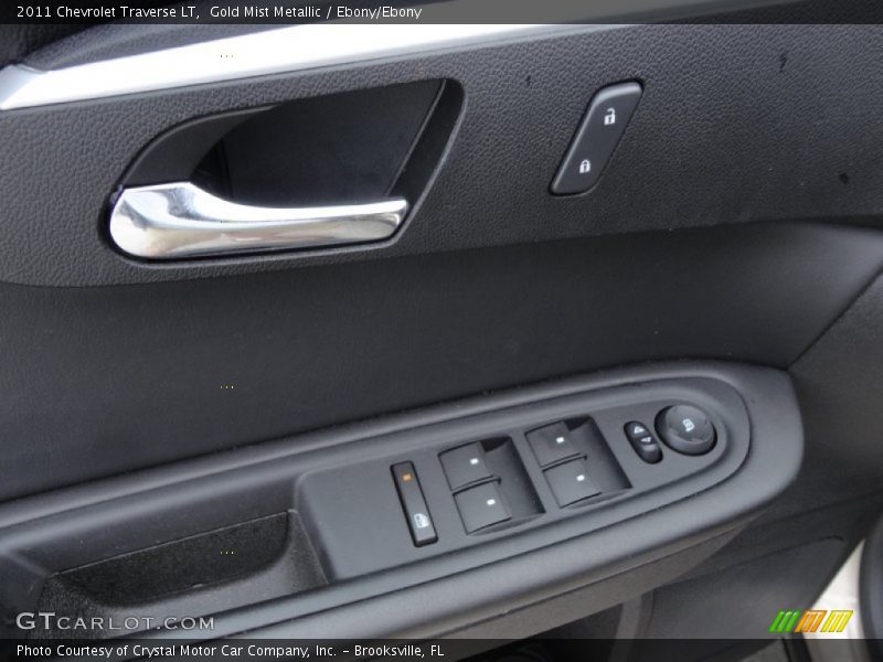 Gold Mist Metallic / Ebony/Ebony 2011 Chevrolet Traverse LT
