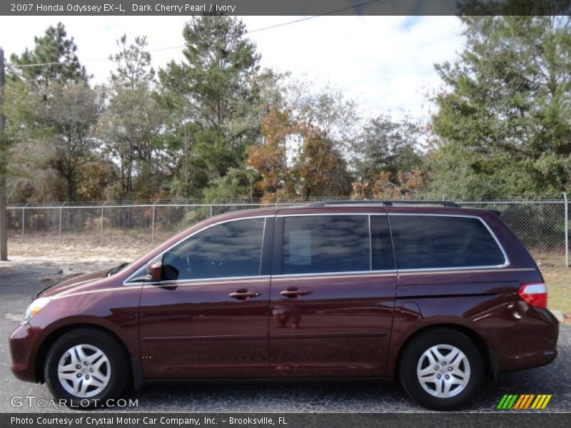 Dark Cherry Pearl / Ivory 2007 Honda Odyssey EX-L