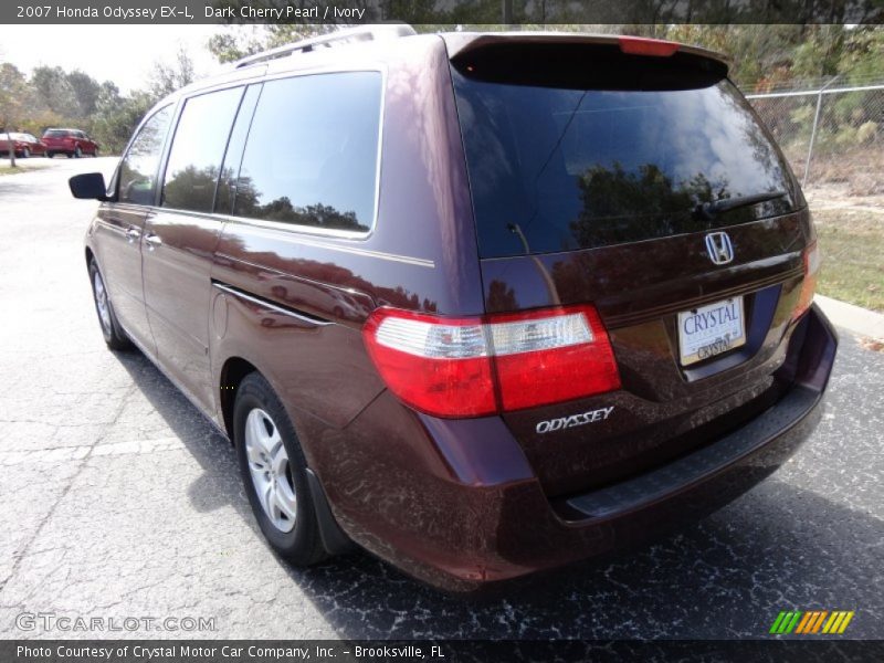 Dark Cherry Pearl / Ivory 2007 Honda Odyssey EX-L