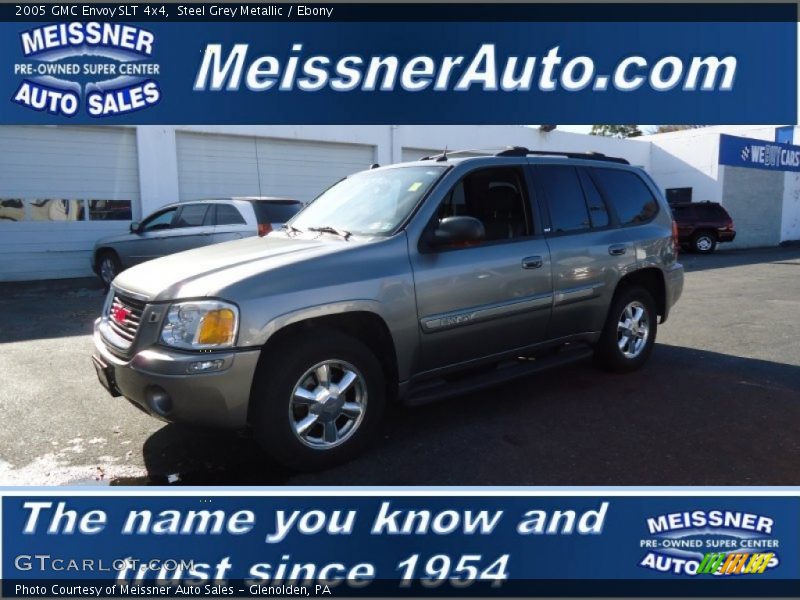 Steel Grey Metallic / Ebony 2005 GMC Envoy SLT 4x4