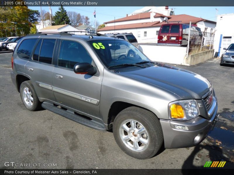 Steel Grey Metallic / Ebony 2005 GMC Envoy SLT 4x4