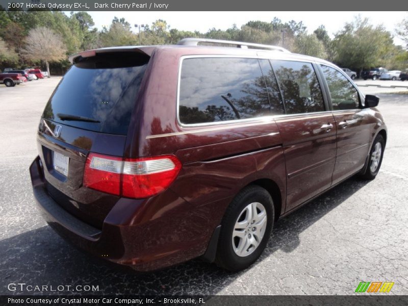 Dark Cherry Pearl / Ivory 2007 Honda Odyssey EX-L