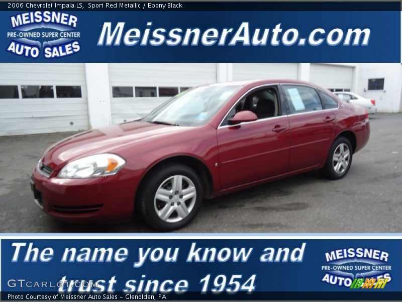 Sport Red Metallic / Ebony Black 2006 Chevrolet Impala LS