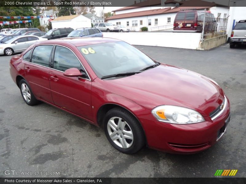 Sport Red Metallic / Ebony Black 2006 Chevrolet Impala LS