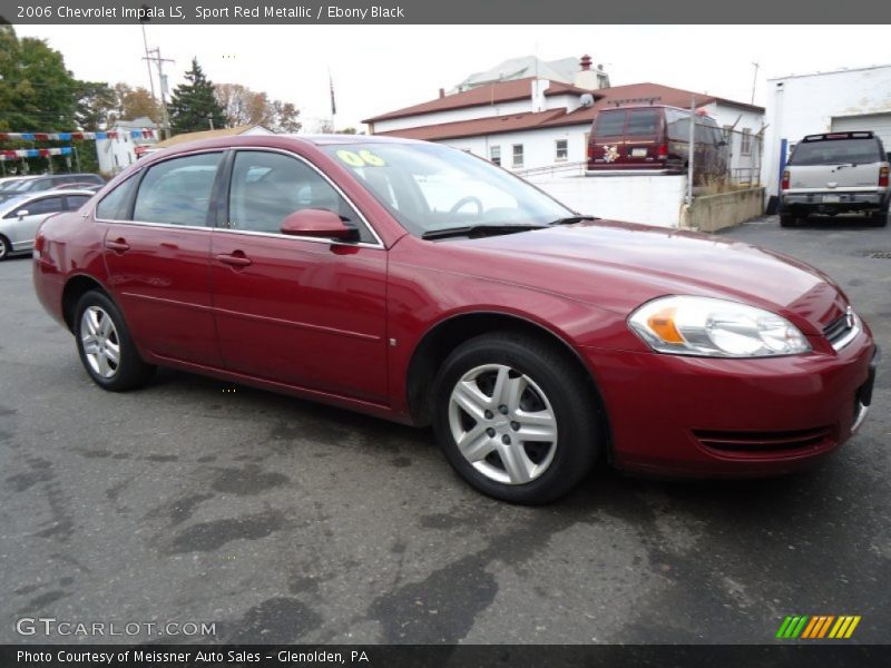 Sport Red Metallic / Ebony Black 2006 Chevrolet Impala LS