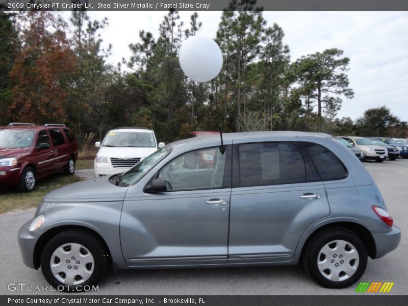 Steel Silver Metallic / Pastel Slate Gray 2009 Chrysler PT Cruiser LX