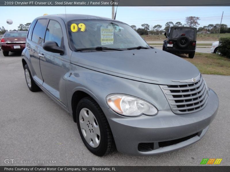 Steel Silver Metallic / Pastel Slate Gray 2009 Chrysler PT Cruiser LX