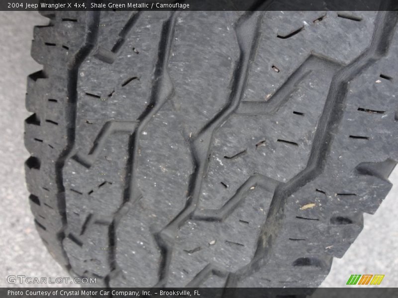 Shale Green Metallic / Camouflage 2004 Jeep Wrangler X 4x4