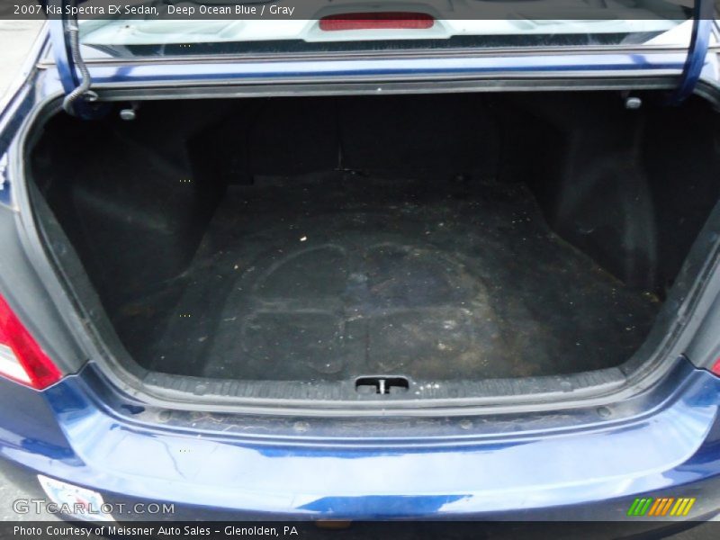 Deep Ocean Blue / Gray 2007 Kia Spectra EX Sedan