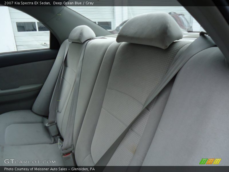 Deep Ocean Blue / Gray 2007 Kia Spectra EX Sedan