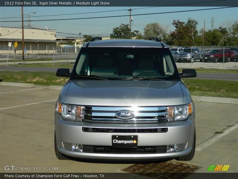 Ingot Silver Metallic / Medium Light Stone 2012 Ford Flex SE