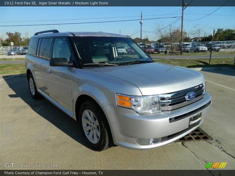 Ingot Silver Metallic / Medium Light Stone 2012 Ford Flex SE