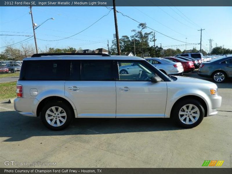 Ingot Silver Metallic / Medium Light Stone 2012 Ford Flex SE