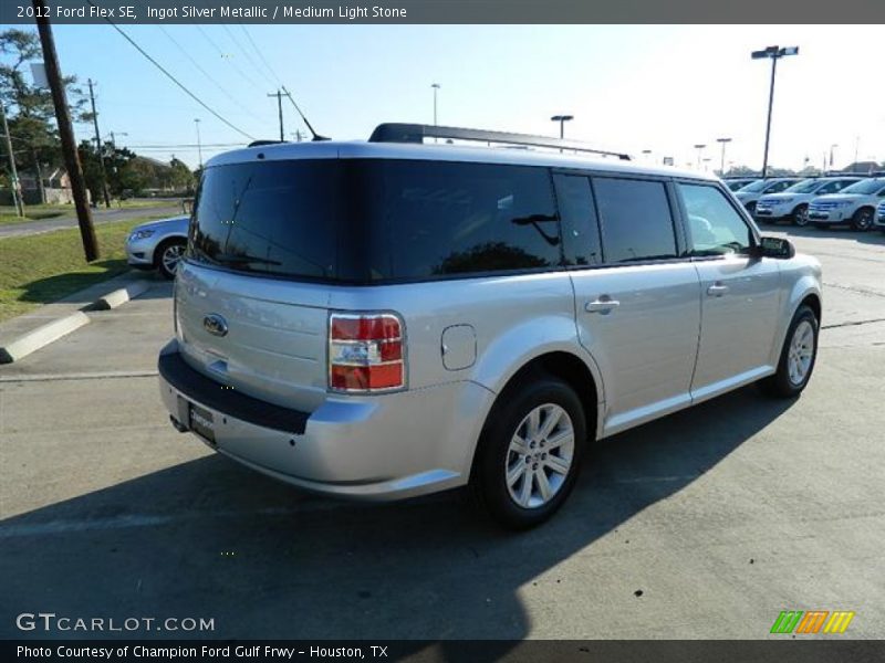Ingot Silver Metallic / Medium Light Stone 2012 Ford Flex SE