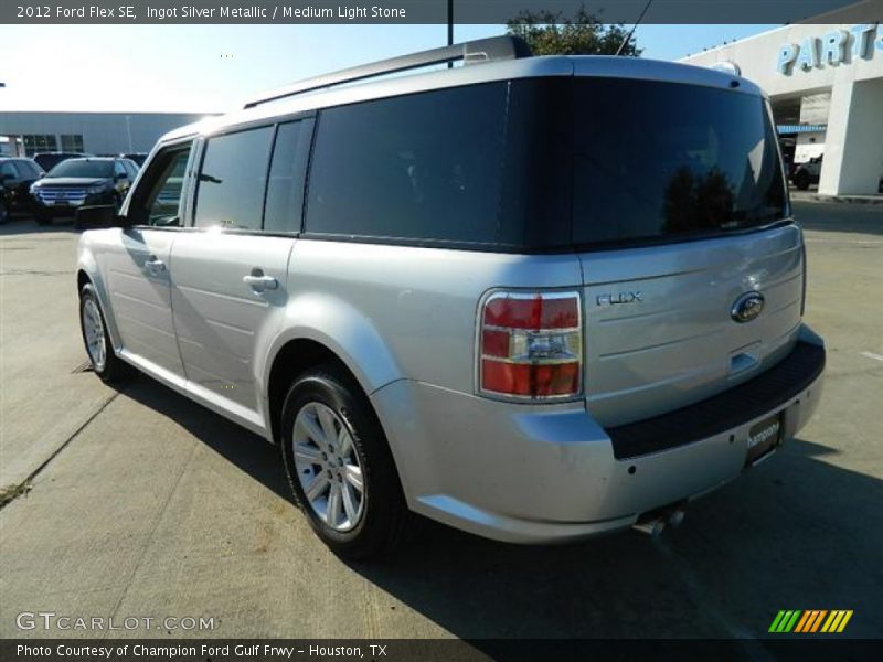 Ingot Silver Metallic / Medium Light Stone 2012 Ford Flex SE