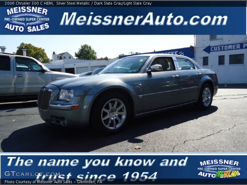 Silver Steel Metallic / Dark Slate Gray/Light Slate Gray 2006 Chrysler 300 C HEMI