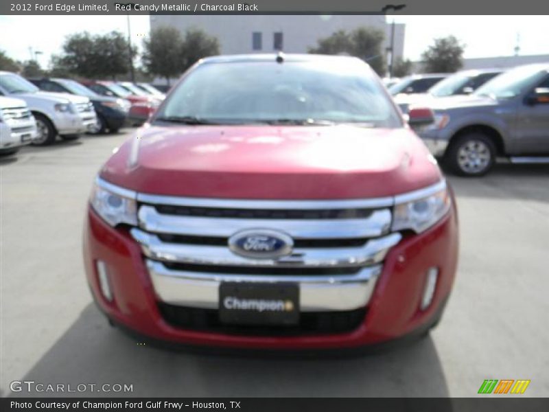 Red Candy Metallic / Charcoal Black 2012 Ford Edge Limited