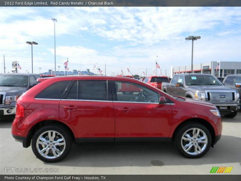 Red Candy Metallic / Charcoal Black 2012 Ford Edge Limited