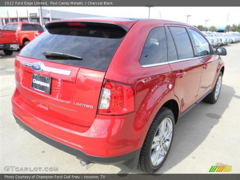Red Candy Metallic / Charcoal Black 2012 Ford Edge Limited
