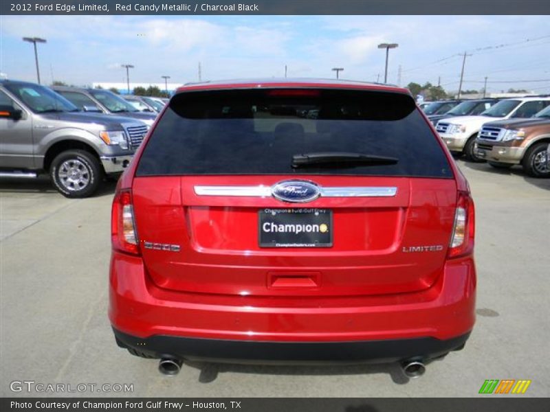 Red Candy Metallic / Charcoal Black 2012 Ford Edge Limited