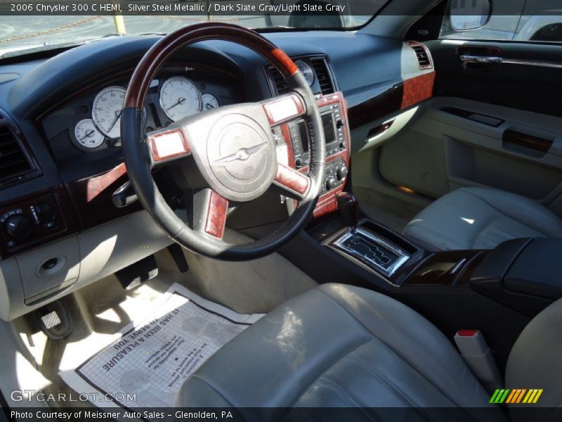 Silver Steel Metallic / Dark Slate Gray/Light Slate Gray 2006 Chrysler 300 C HEMI