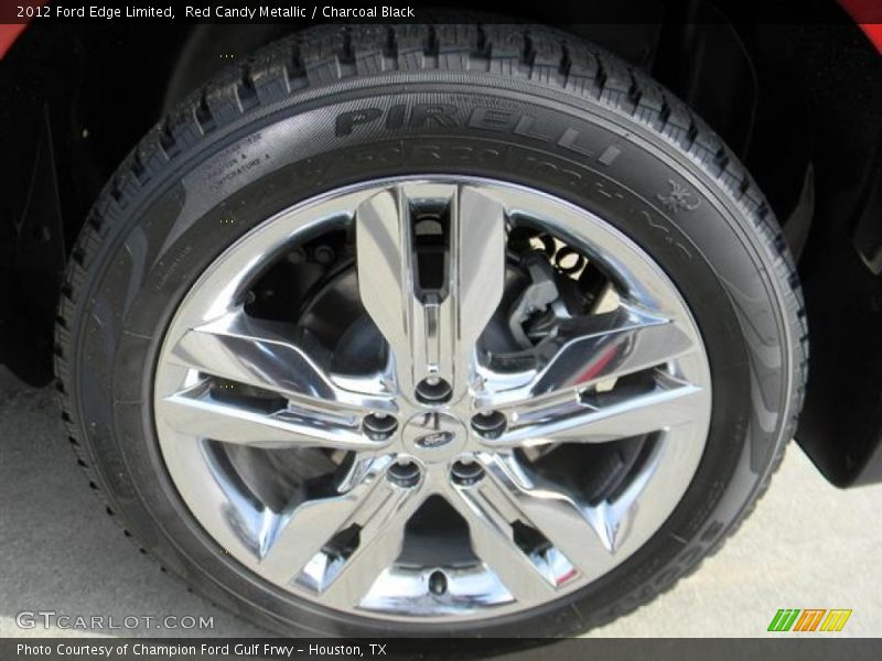 Red Candy Metallic / Charcoal Black 2012 Ford Edge Limited