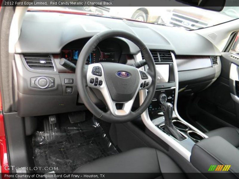 Red Candy Metallic / Charcoal Black 2012 Ford Edge Limited