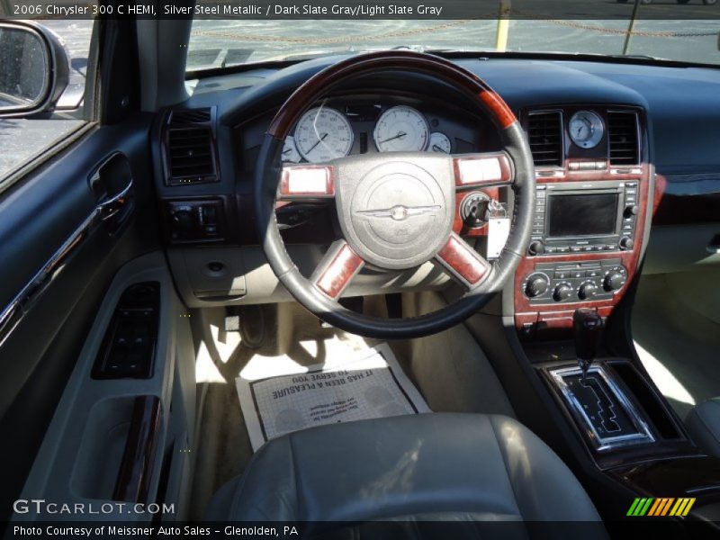 Silver Steel Metallic / Dark Slate Gray/Light Slate Gray 2006 Chrysler 300 C HEMI